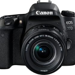Canon EOS 77D SLR-Digitalkamera (24,2 MP, 7,7 cm (3 Zoll) Display, APS-C CMOS Sensor, Full HD) schwarz